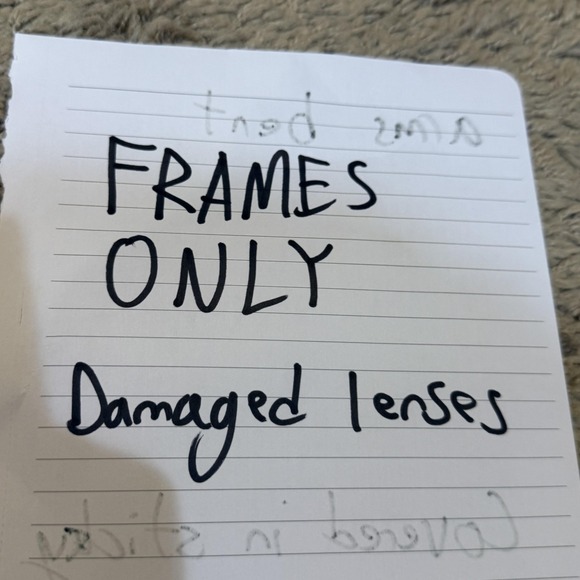 Ray-Ban RB3445 004 Frames Only Black 61mm Made in‎ Italy Sunglasses Damaged Arms - Picture 8 of 11